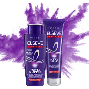 L’Oréal Paris Elseve Color-Vive Purple masca hranitoare pentru parul blond cu suvite - imagine 3